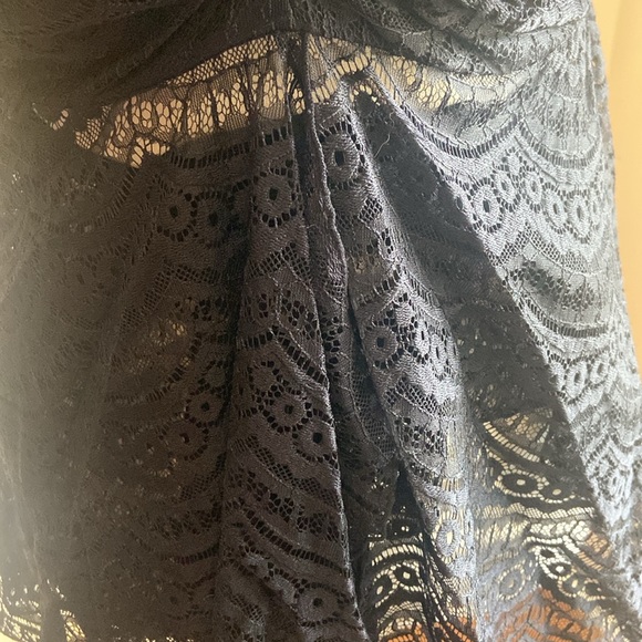 SMART & SEXY SWIM Size 40D NWT Bathing Suit Top Black Lace Beautiful - Picture 5 of 11